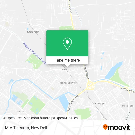 M V Telecom map