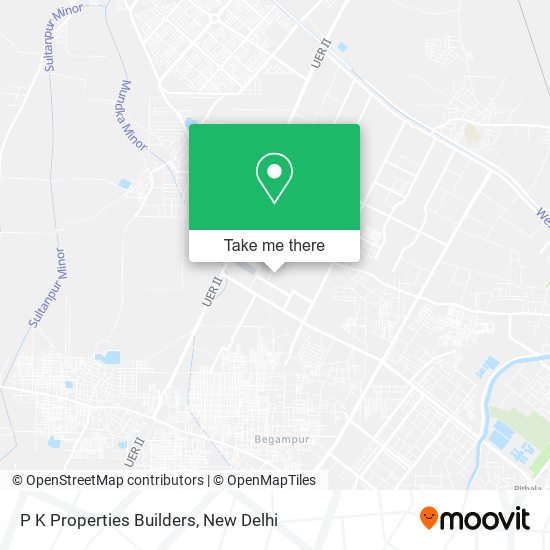 P K Properties Builders map