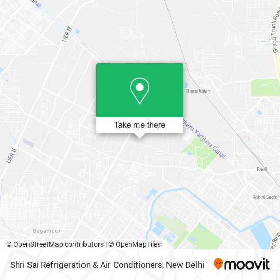 Shri Sai Refrigeration & Air Conditioners map