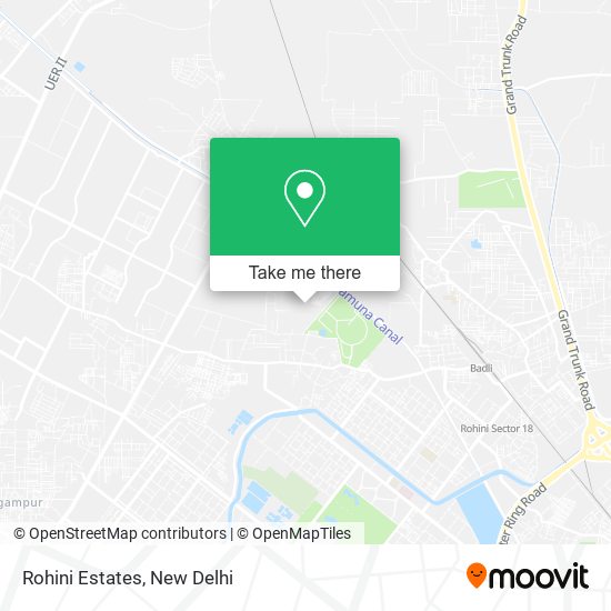 Rohini Estates map