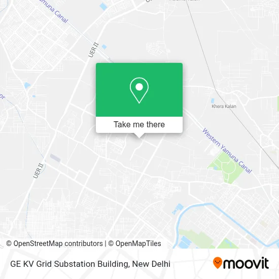 GE KV Grid Substation Building map