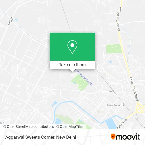 Aggarwal Sweets Corner map