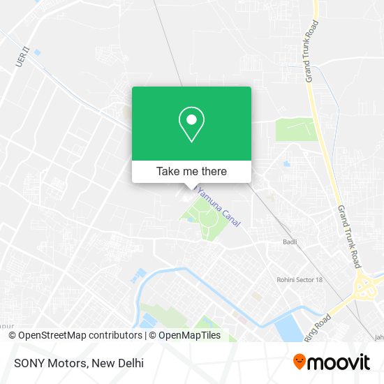 SONY Motors map