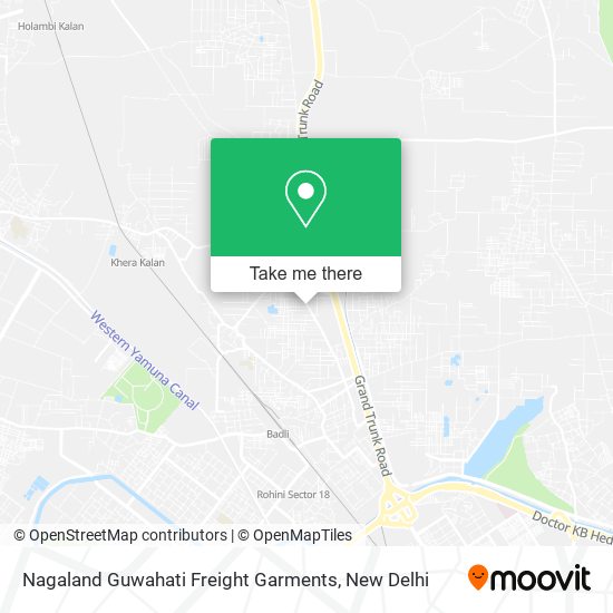 Nagaland Guwahati Freight Garments map