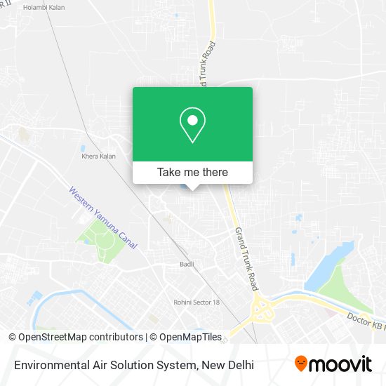 Environmental Air Solution System map