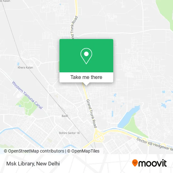 Msk Library map