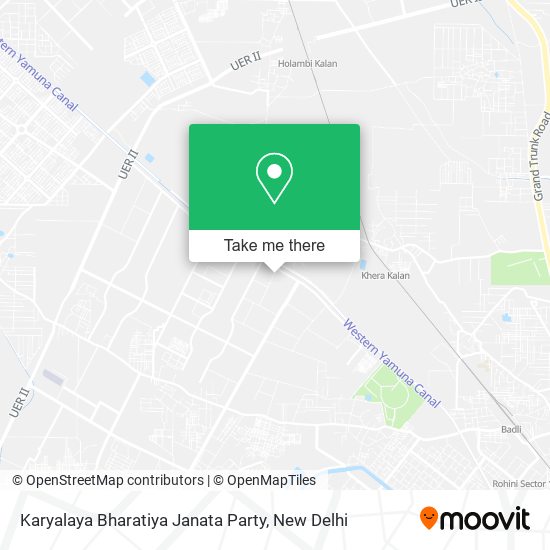 Karyalaya Bharatiya Janata Party map