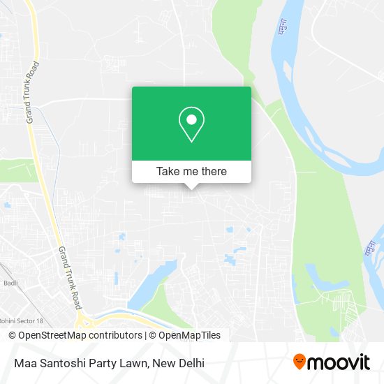 Maa Santoshi Party Lawn map