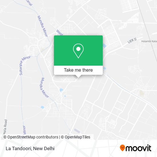 La Tandoori map