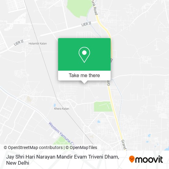 Jay Shri Hari Narayan Mandir Evam Triveni Dham map
