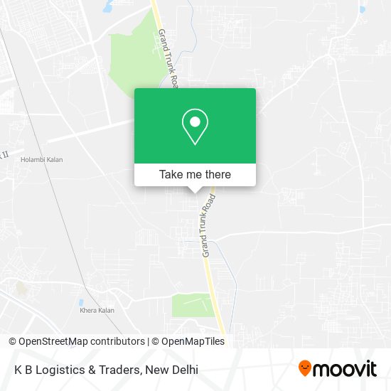 K B Logistics & Traders map