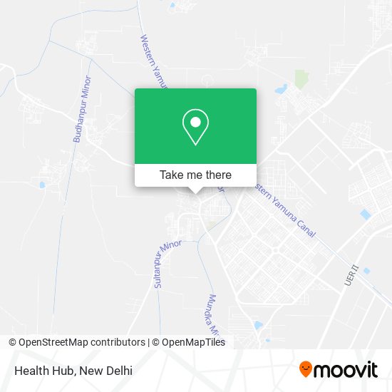 Health Hub map