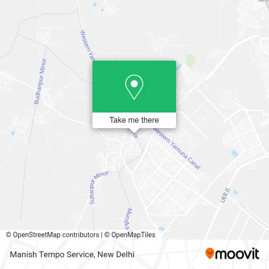Manish Tempo Service map