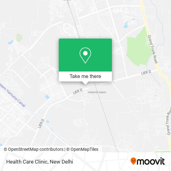 Health Care Clinic map