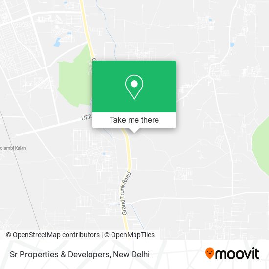 Sr Properties & Developers map