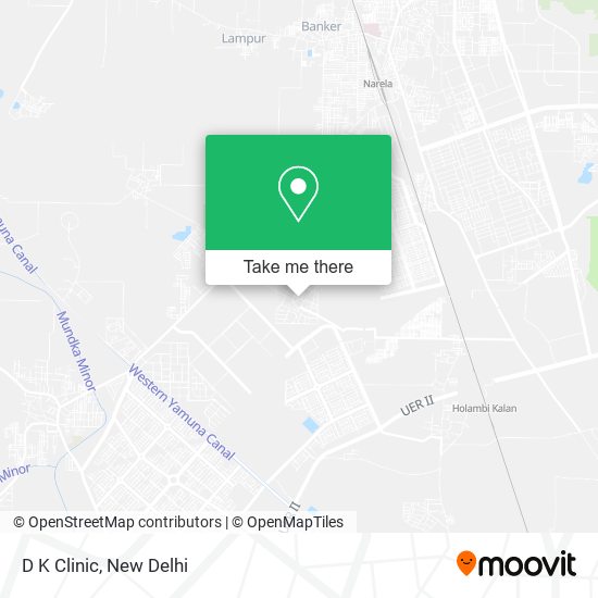 D K Clinic map