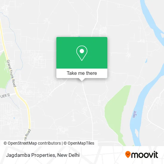 Jagdamba Properties map