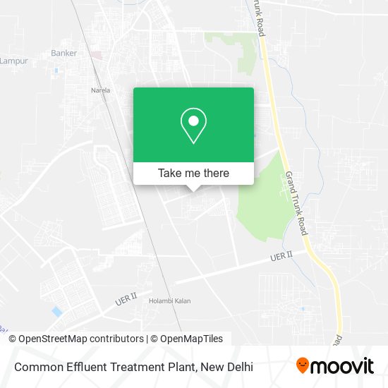 Common Effluent Treatment Plant map