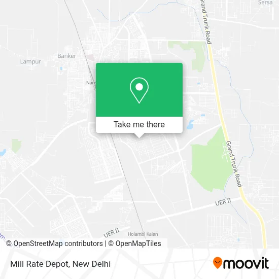 Mill Rate Depot map