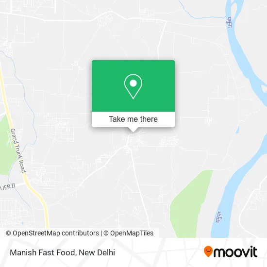 Manish Fast Food map