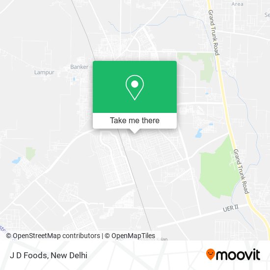 J D Foods map