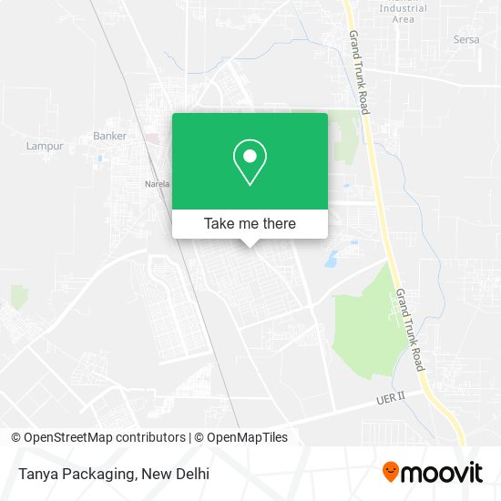 Tanya Packaging map