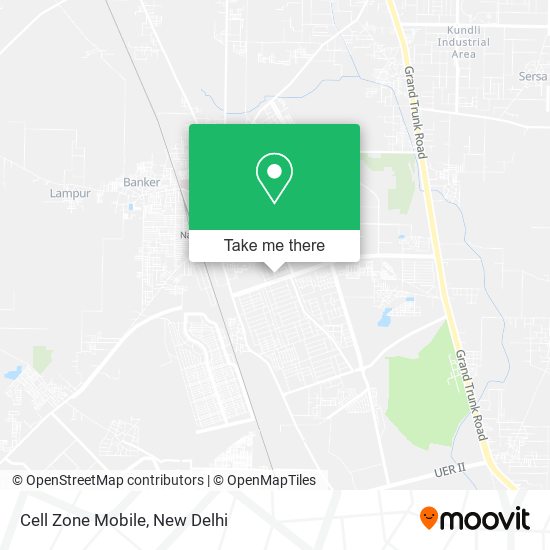 Cell Zone Mobile map