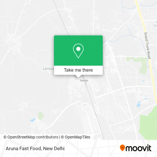 Aruna Fast Food map