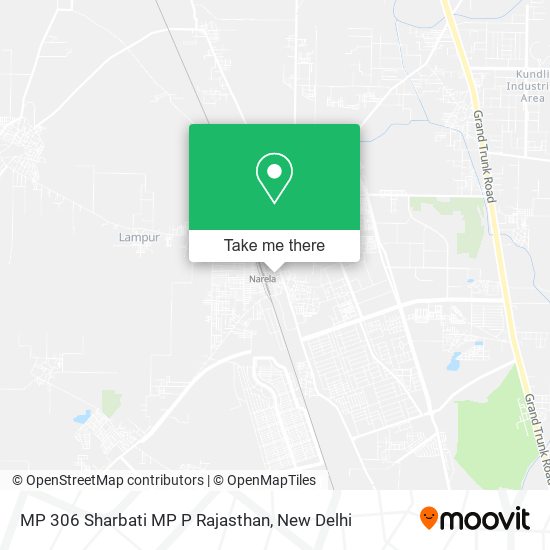 MP 306 Sharbati MP P Rajasthan map