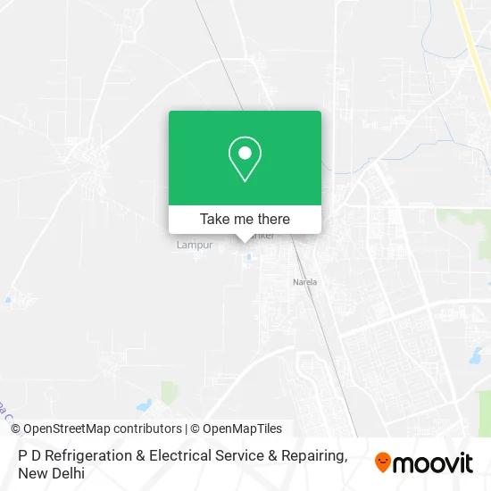 P D Refrigeration & Electrical Service & Repairing map