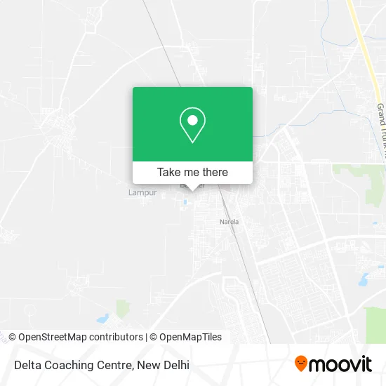 Delta Coaching Centre map