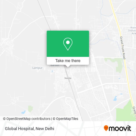 Global Hospital map