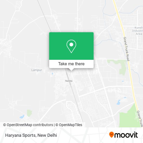 Haryana Sports map