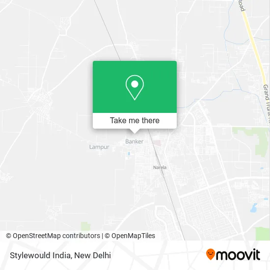 Stylewould India map