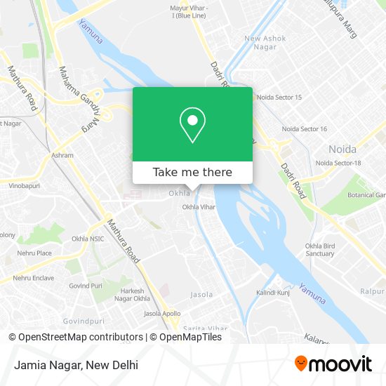 Jamia Nagar map