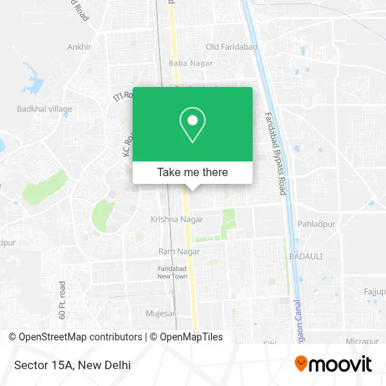 Sector 15A map