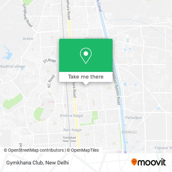 Gymkhana Club map