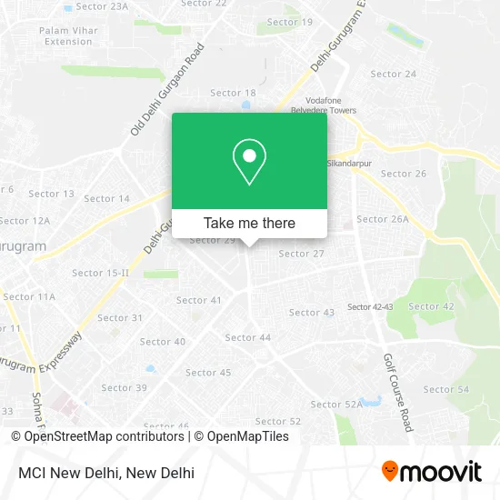 MCI New Delhi map