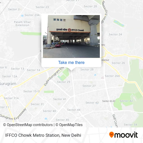 IFFCO Chowk Metro Station map