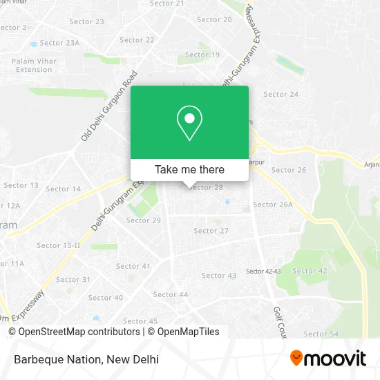 Barbeque Nation map