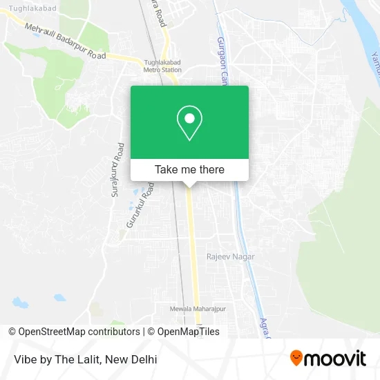 Vibe by The Lalit map