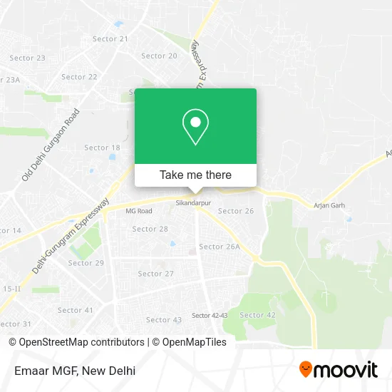 Emaar MGF map