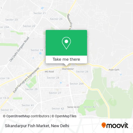 Sikandarpur Fish Market map
