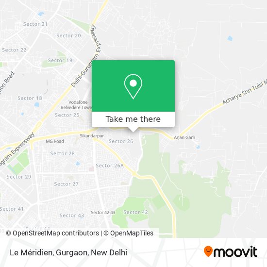 Le Méridien, Gurgaon map