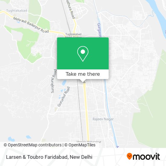 Larsen & Toubro Faridabad map