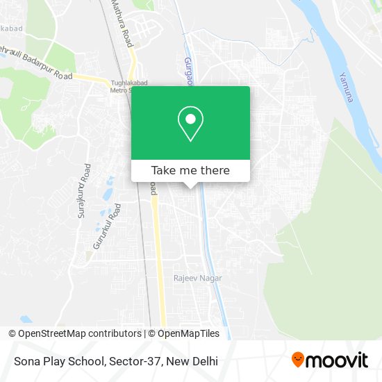 Sona Play School, Sector-37 map