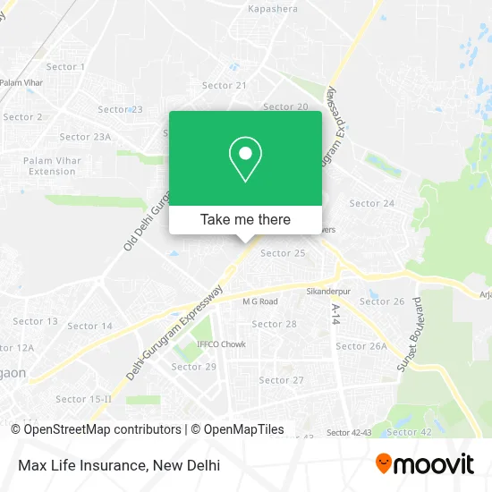 Max Life insurance map