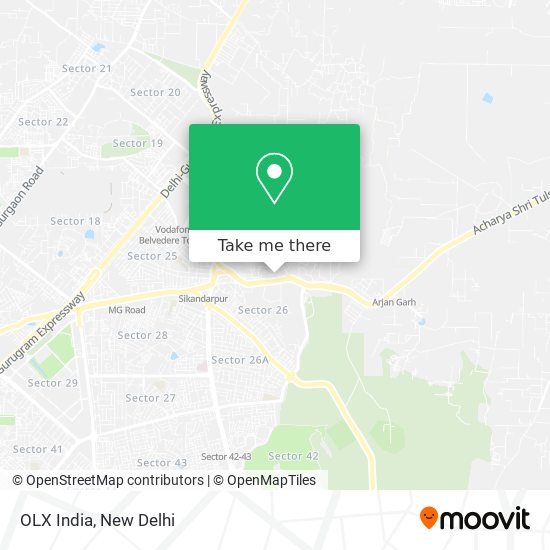 OLX India map