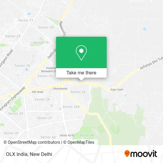 OLX India map