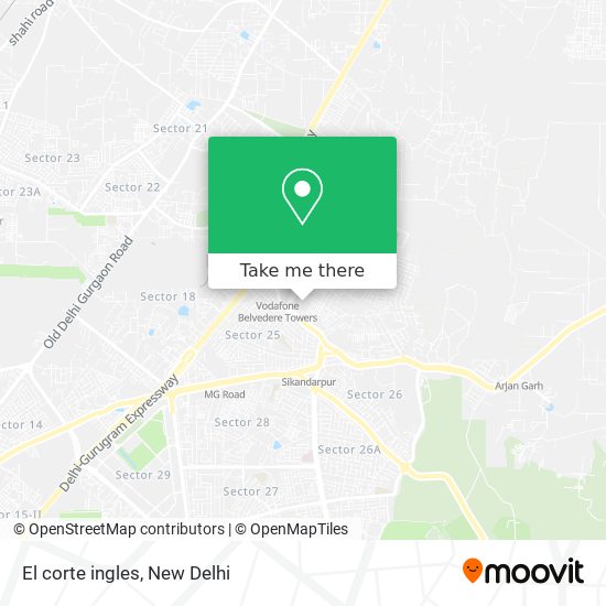 El corte ingles map